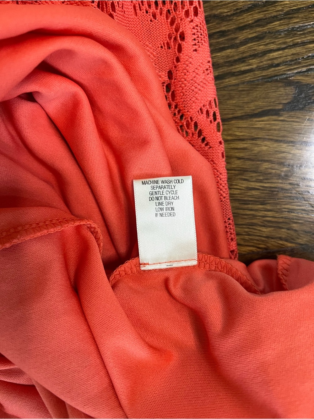 Emma & Michele Coral Lace Maxi Dress - Picture 10 of 10
